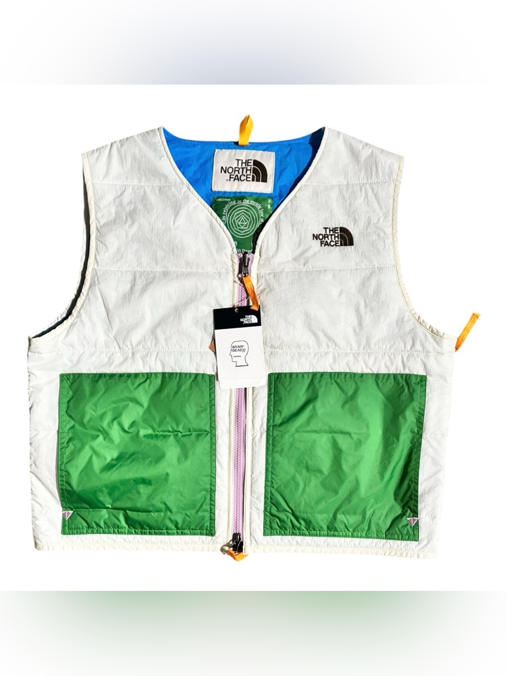 The North Face x Brain Dead 68 Sierra Vest Vintage White